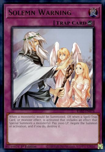 Solemn Warning (UR) - RA02-EN078 - Ultra Rare - 1. Auflage von YU-GI-OH!