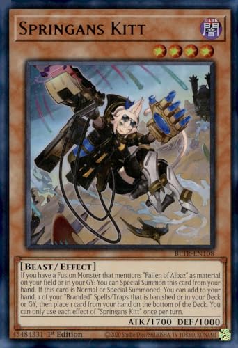 Springans Kitt BLTR-EN108 Ultra Rare 1. Auflage von YU-GI-OH!