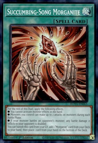 Succumbing-Song Morganit - ROTA-EN065 - Super Rare - 1. Auflage von YU-GI-OH!