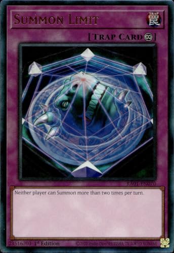 Summon Limit (PUR) – RA01-EN070 – Prismatic Ultimate Rare – 1. Auflage von YU-GI-OH!