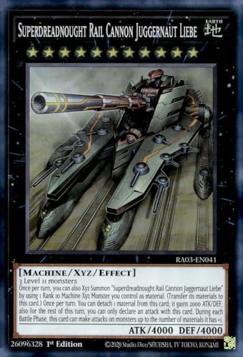 Superdreadnought Rail Cannon Juggernaut Liebe - RA03-EN041 - Super Rare - 1. Auflage von YU-GI-OH!