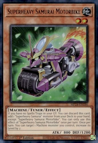 Superheavy Samurai Motorrad - MP24-EN186 - Ultra Rare - 1. Auflage von YU-GI-OH!