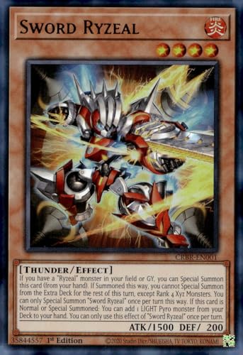 Sword Ryzeal - CRBR-EN001 - Ultra Rare - 1. Auflage von YU-GI-OH!