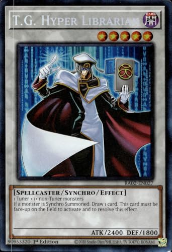 T.G. Hyper Librarian (PCR) – RA02-EN027 – Prismatische Sammlerselten – 1. Auflage von YU-GI-OH!