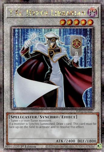 T.G. Hyper Librarian (Quarter Century Secret Rare) – RA02-EN027 – Quarter Century Secret Rare – 1. Auflage von YU-GI-OH!