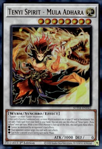 Tenyi Spirit - Mula Adhara - SUDA-EN042 - Ultra Rare - 1. Auflage von YU-GI-OH!