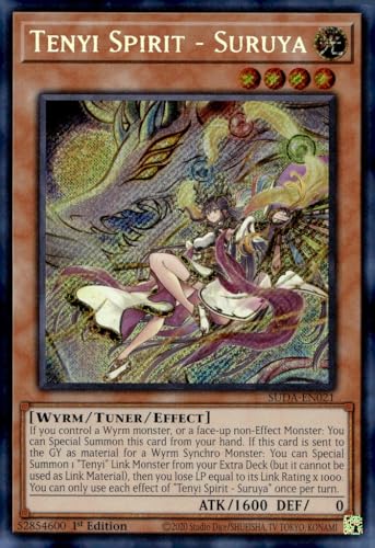 Tenyi Spirit - Suruya - SUDA-EN021 - Secret Rare - 1. Auflage von YU-GI-OH!