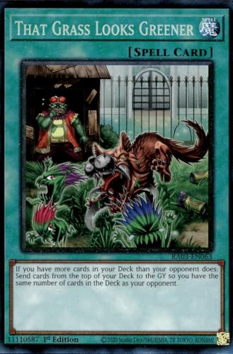 That Grass Looks Greener (PCR) - RA03-EN063 - Prismatic Collector's Rare - 1st Edition von YU-GI-OH!