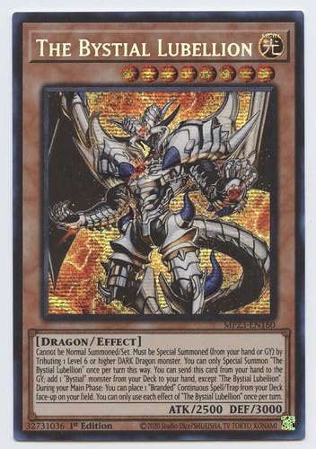 The Bystial Lubellion – MP23-EN160 – Prismatic Secret Rare – 1. Auflage The Bystial Lubellion – MP23-EN160 – Prismatic Secret Rare – 1. Auflage von Yu-Gi-Oh!