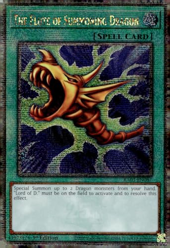 The Flute of Summoning Dragon (Quarter Century Secret Rare) – RA03-EN087 – Quarter Century Secret Rare – 1. Auflage von YU-GI-OH!