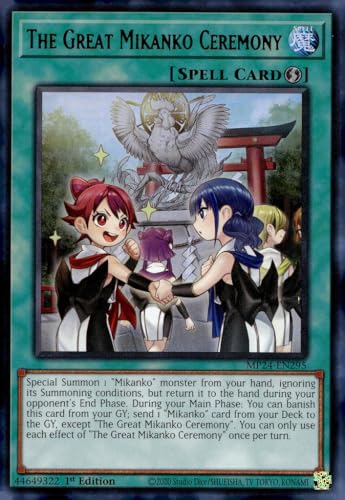 The Great Mikanko Ceremony MP24-EN295 Ultra Rare 1. Auflage von YU-GI-OH!