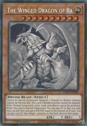 The Winged Dragon of Ra - LED7-EN000 - Ghost Rare - 1. Edition von YU-GI-OH!