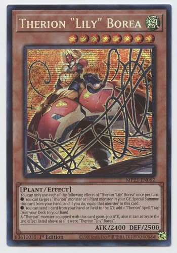 Therion Lily Borea MP23-EN062 Prismatic Secret Rare 1. Auflage von YU-GI-OH!