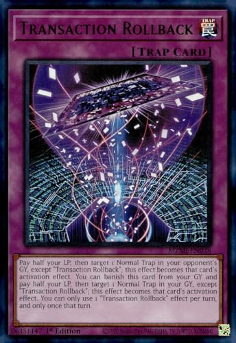 Transaction Rollback - MZMI-EN038 - Ultra Rare - 1. Auflage von YU-GI-OH!