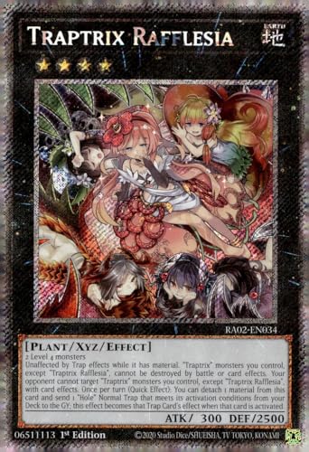 Traptrix Rafflesia (Platinum Secret Rare) – RA02-EN034 – Platinum Secret Rare – 1. Auflage von YU-GI-OH!