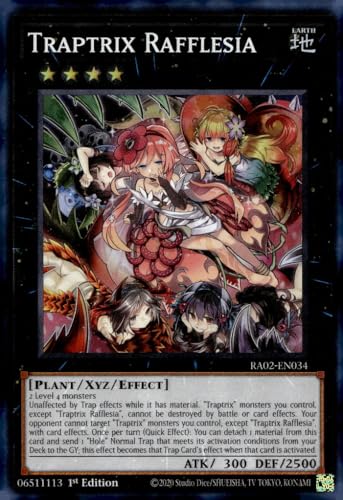 Traptrix Rafflesia RA02-EN034 Super Rare 1. Auflage von YU-GI-OH!