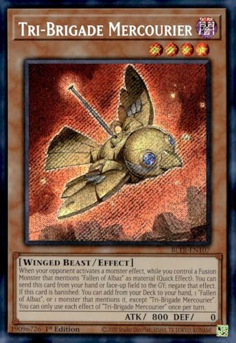 Tri-Brigade Mercourier - BLTR-EN107 - Secret Rare - 1. Auflage von YU-GI-OH!