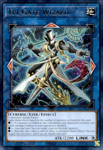 Tri-Gate Wizard CRBR-EN050 - Rare - 1. Auflage von YU-GI-OH!