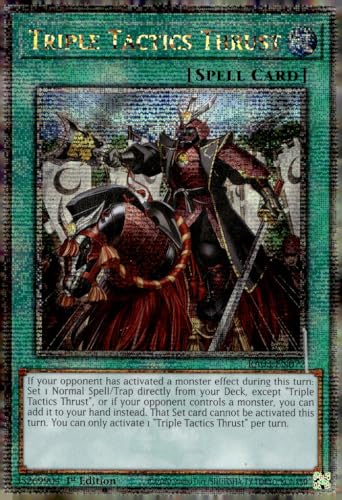 Triple Tactics Thrust (Quarter Century Secret Rare) – RA03-EN072 – Quarter Century Secret Rare – 1. Auflage von YU-GI-OH!