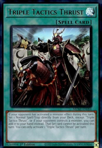 Triple Tactics Thrust - MZMI-EN084 - Ultra Rare - 1. Auflage von YU-GI-OH!