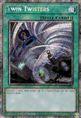 Twin Twisters (Platinum Secret Rare) – RA02-EN060 – Platinum Secret Rare – 1. Auflage von YU-GI-OH!