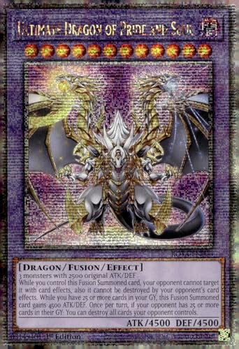 Ultimate Dragon of Pride and Soul - ROTA-EN000 - Quarter Century Secret Rare - 1. Auflage von YU-GI-OH!