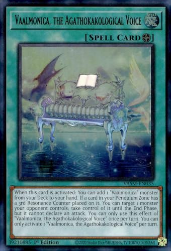 Vaalmonica, The Agathokakological Voice - VASM-EN035 - Ultra Rare - 1. Auflage von YU-GI-OH!