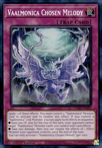 Vaalmonica Chosen Melody - VASM-EN040 - Super Rare - 1. Auflage von YU-GI-OH!