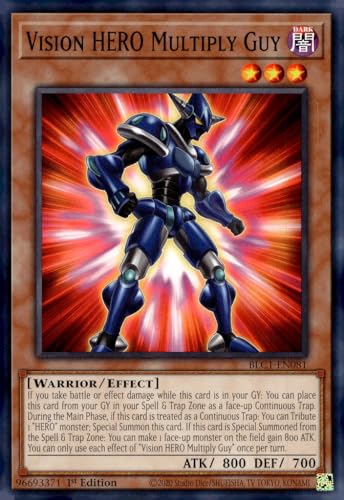 Vision Hero Multiply Guy - BLC1-EN081 - Common - 1. Auflage von YU-GI-OH!