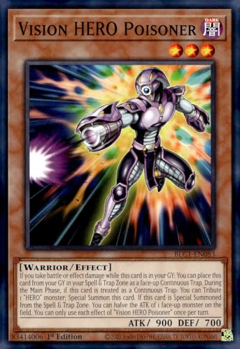 Vision Hero Poisoner - BLC1-EN083 - Common - 1. Auflage von YU-GI-OH!