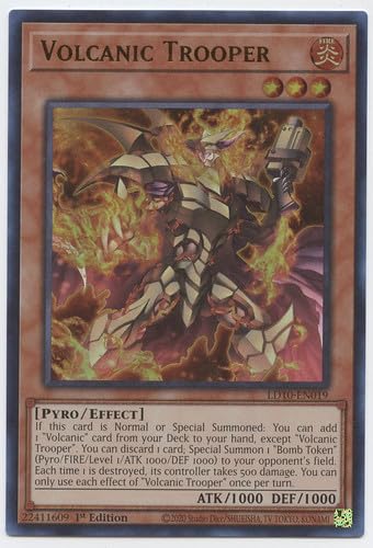 Volcanic Trooper LD10-EN019 Ultra Rare 1. Auflage von YU-GI-OH!