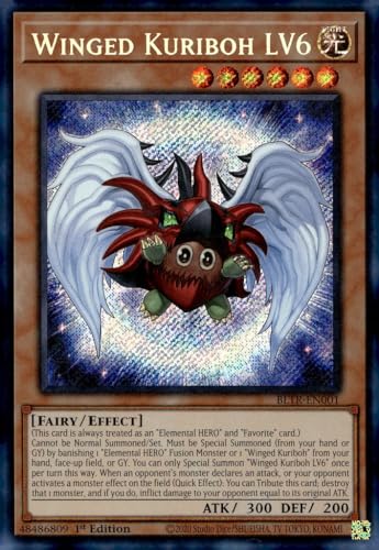 Winged Kuriboh LV6 - BLTR-EN001 - Secret Rare - 1. Auflage von YU-GI-OH!