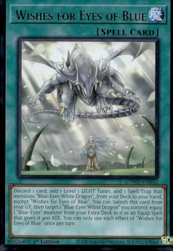 Wishes for Eyes of Blue SDWD-EN042 Ultra Rare 1. Auflage von YU-GI-OH!