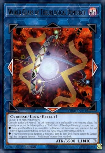 World Gears of Theurlogical Demiurgy CRBR-EN044 - Selten - 1. Auflage von YU-GI-OH!