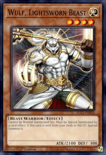 Wulf, Lightsworn Beast - BLC1-EN058 - Common - 1. Auflage von YU-GI-OH!