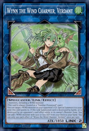 Wynn The Wind Charmer, Verdant - RA03-EN045 - Super Rare - 1. Auflage von YU-GI-OH!