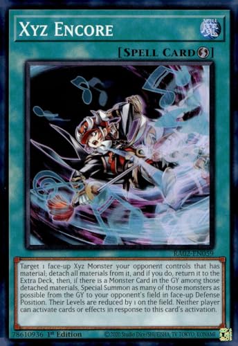 Xyz Encore RA02-EN059 Super Rare 1. Auflage von YU-GI-OH!