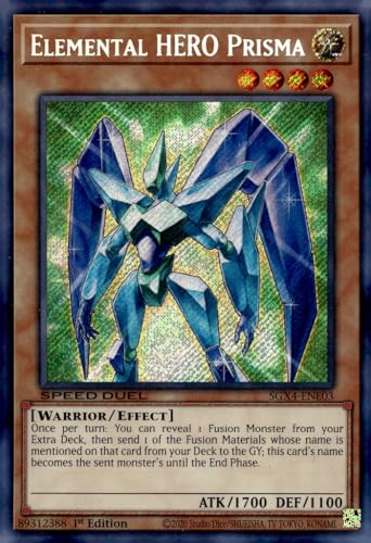 YU-GI-OH! Elemental Hero Prisma (Secret Rare) - SGX4-ENE03 - Secret Rare - 1. Auflage von YU-GI-OH!