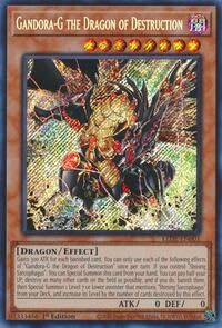 YU-GI-OH! Gandora-G Der Drache der Zerstörung - LEDE-EN001 - Secret Rare - 1. Auflage von YU-GI-OH!