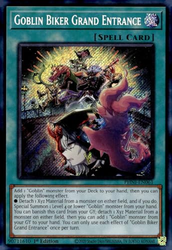 YU-GI-OH! Goblin Biker Grand Entrance - PHNI-EN061 - Secret Rare - 1. Auflage von YU-GI-OH!