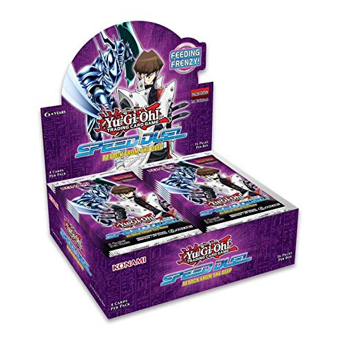 YU-GI-OH! KONAFTD Speed Duel-Attack aus der Deep Booster Displaybox mit 36 Paketen von YU-GI-OH!