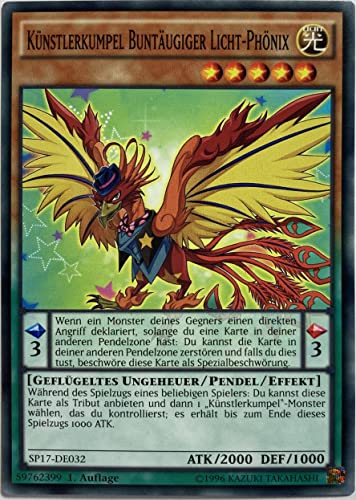 YU-GI-OH! Künstlerkumpel Buntäugiger Licht-Phönix 1. Auflage SP17-DE032 | Common | Deutsch | NM von YU-GI-OH!