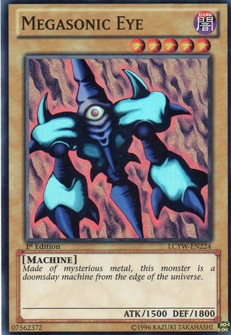 YU-GI-OH! - Megasonic Eye (LCYW-EN224) - Legendary Collection 3: Yugi's World - Unlimited Edition - Super Rare von YU-GI-OH!