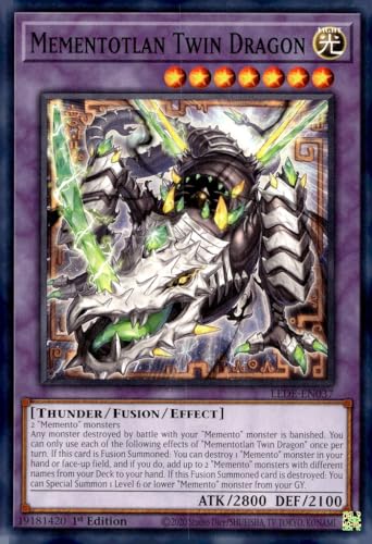 YU-GI-OH! Mementotlan Zwillingsdrache - LEDE-EN037 - Common - 1. Auflage von YU-GI-OH!