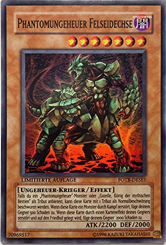 YU-GI-OH! Phantomungeheuer Felseidechse Limitiert [Super Rare][NM] von YU-GI-OH!