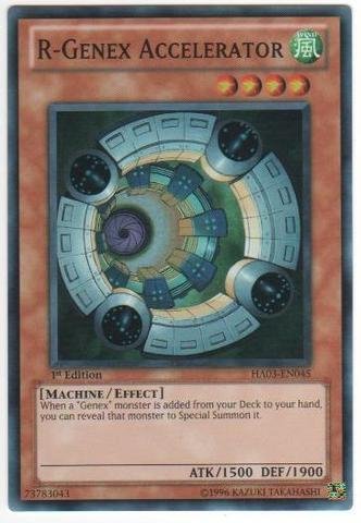 YU-GI-OH! - R-Genex Accelerator (HA03-EN045) - Hidden Arsenal 3 - 1st Edition - Super Rare by von YU-GI-OH!