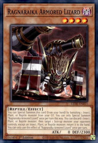 YU-GI-OH! Ragnaraika Armored Lizard - LEDE-EN015 - Common - 1. Auflage von YU-GI-OH!