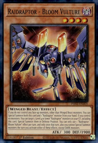 YU-GI-OH! Raidraptor - Bloom Vulture - PHNI-EN005 - Super Rare - 1. Auflage von YU-GI-OH!