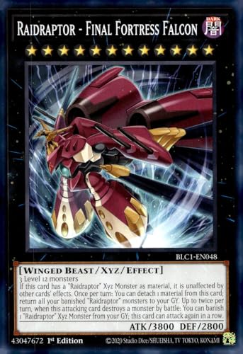 YU-GI-OH! Raidraptor - Final Fortress Falcon - BLC1-EN048 - Common - 1. Auflage von YU-GI-OH!