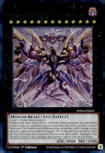 YU-GI-OH! Raidraptor - Rising Rebellion Falcon - PHNI-EN045 - Ultra Rare - 1. Auflage von YU-GI-OH!